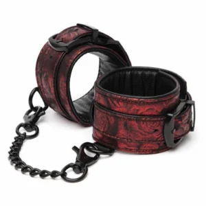 Fifty Shades of Grey Sweet Anticipation Adjustable Wrist Cuffs Black-Red