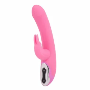 Vibe Therapy Tri Rabbit Pink Intimate Massager, Silicone, 21 cm