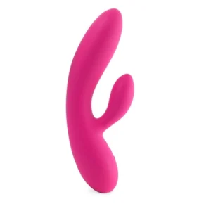 FeelzToys Lea Rubine Red Glitter Dual Motor Silicone Model 202mm