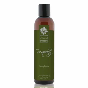 Sliquid Balance Tranquility Massage Oil 255ml - Coconut Lime Verbena Blend