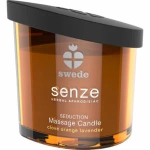 Swede Senze Massage Candle Seduction 50ml - Aromatic Soy Wax Formula