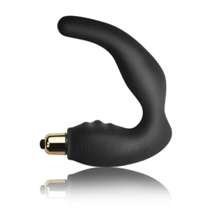 Rocks-Off Naughty-Boy 7-Speed Silicone Massager Black 95x115mm