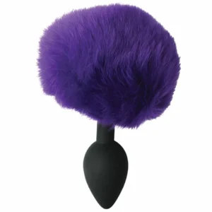 Sportsheets Sincerely Silicone Bunny Plug Purple 14cm Ergonomic Design