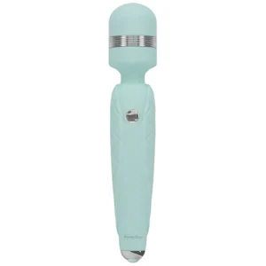 Pillow Talk Cheeky Teal - Rechargeable Silicone Wand Massager
