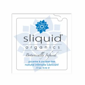 Sliquid Organics Natural Lubricant 5ml - Plant-Based Formula, Sample Size