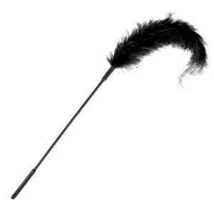 Sportsheets Ostrich Feather Teaser Black 40cm - Elegant Sensual Accessory