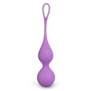 Layla Peonia Purple Kegel Exercise Balls, Medical Silicone, 140g