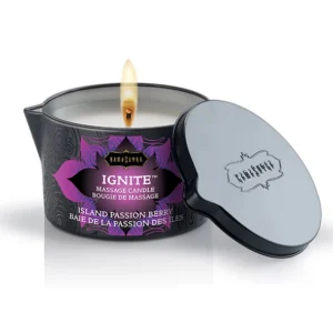 Kama Sutra Ignite Massage Oil Candle Island Passion Berry 170g