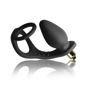 Rocks-Off RO-Zen 7-Speed Dual Ring Intimate System Black
