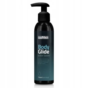 CoolMann BodyGlide Water-Based Massage Gel 150ml - Latex-Safe Formula