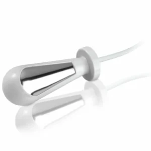 Mystim Tristan Electro Stimulation Device White 7cm Ergonomic Design