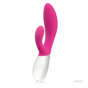 LELO Ina Wave Cerise - Dual Motor Silicone Massage Device, Pink