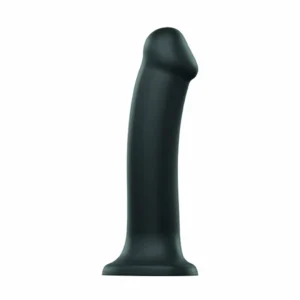 Strap-On-Me Dual Density Bendable Intimate Device Black M 18cm