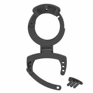 Mystim Edd Tight Ball Squeezer Adjustable Silicone Ring Black