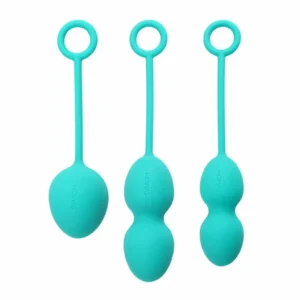 Svakom Nova Kegel Ball Set Green - 3 Progressive Weights, Silicone