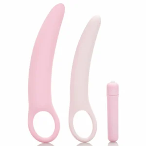 CalExotics Inspire Vibrating Silicone Dilator Set Pink 3-Piece