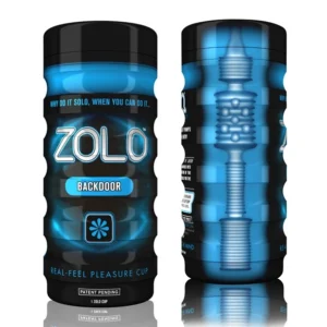 ZOLO Cup Backdoor Intimate Machine with Ribbed Tunnel, Compact Design