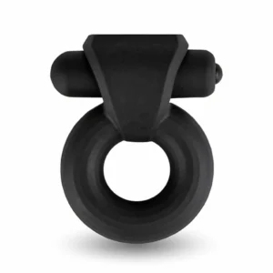 Velv'Or Rooster Travis Silicone Vibrating Ring - Black, Adjustable, Waterproof