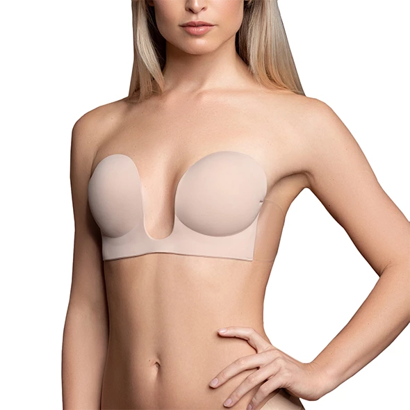 Bye Bra Seamless U-Style Bra Nude Cup B - Strapless & Backless Design