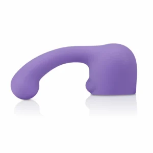 Le Wand Petite Curve Weighted Silicone Attachment, Purple, Compact Size