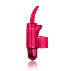 PowerBullet Tingling Tongue Pink - Compact Gel Finger Massager Waterproof