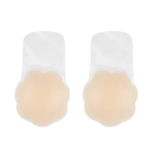Bye Bra Silicone Pull-Ups Nude Transparent 10cm Reusable Lifting Pads