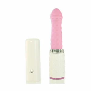 Pillow Talk Feisty Pink Thrusting Vibrator with Swarovski Cap