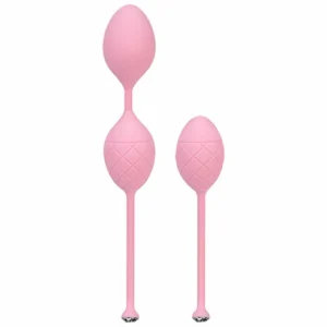 Pillow Talk Frisky Pink Kegel Exercise Balls Silicone 203mm