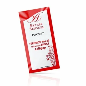 Extase Sensual Lollipop Massage Oil 10ml with Warming Effect & Pheromones