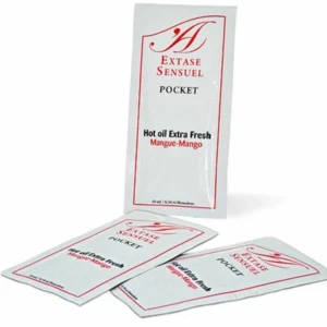 Extase Sensual Mango Stimulating Oil 10ml - Dual Hot-Cold Effect