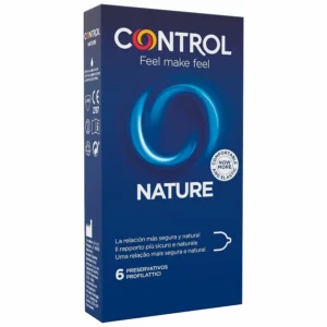 CONTROL Adapta Nature 6-Pack Transparent Anatomical Latex Condoms