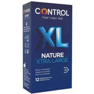 CONTROL Adapta Nature XL 12-Pack Large Size Natural Latex Condoms