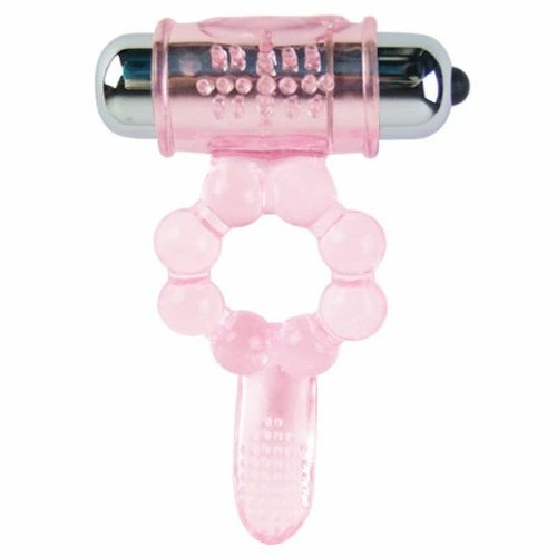 Baile Silicone Ring Pink - 10 Rhythm Intimate Vibration System