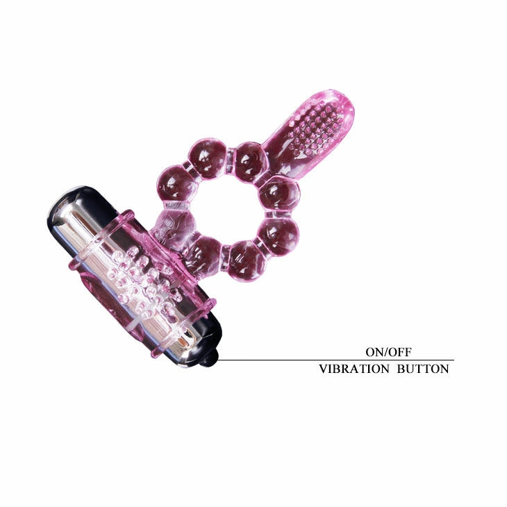Baile Silicone Ring Pink - 10 Rhythm Intimate Vibration System