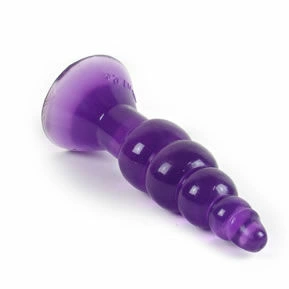 Baile Gelatina Series Intimate Plug 17cm alyvinė su siurbimo pagrindu