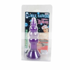 Baile Gelatina Series Intimate Plug 17cm alyvinė su siurbimo pagrindu