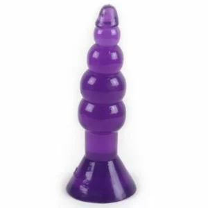 Baile Gelatina Series Intimate Plug 17cm Lilac with Suction Base