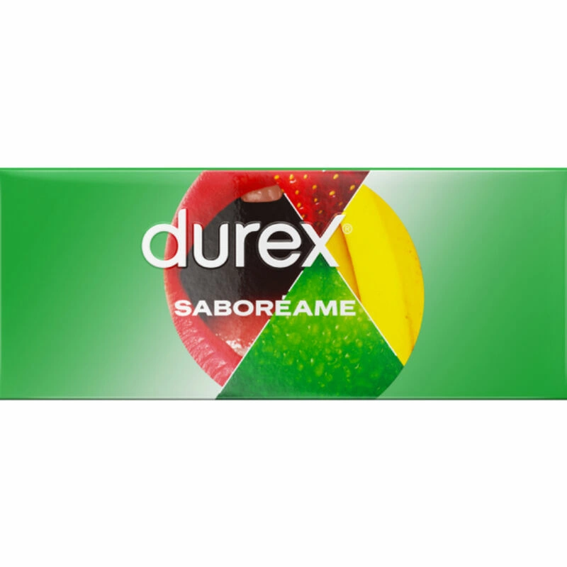 „Durex Pleasure Fruits“ prezervatyvai 144 vnt – spalvingi, aromatizuoti, lengvai uždedami