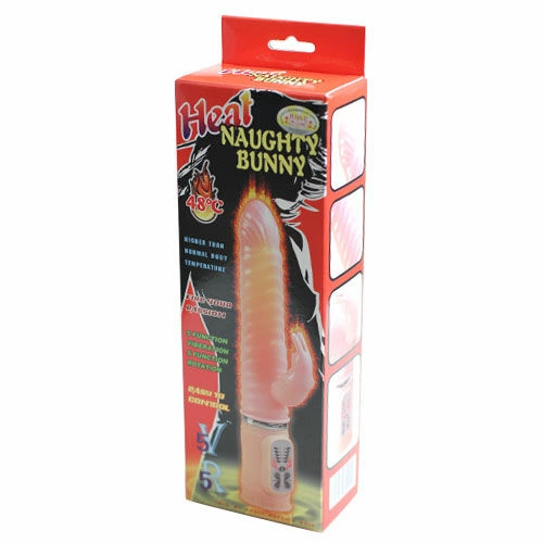 Baile Heat Fire Bunny Advanced Intimate Device 27cm Pink Silicone
