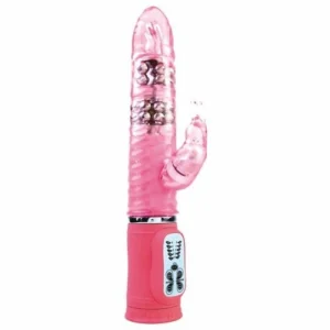 Baile Cute Passion Bunny Vibrating Rotator 10 Modes Pink 27cm