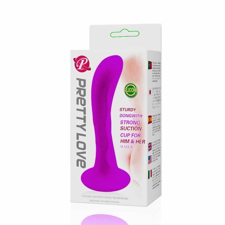 Baile Passion Unisex Plug Strong Suction Black 13,5 cm silikonas