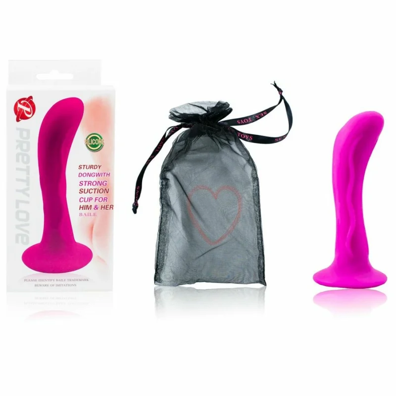 Baile Passion Unisex Plug Strong Suction Black 13,5 cm silikonas