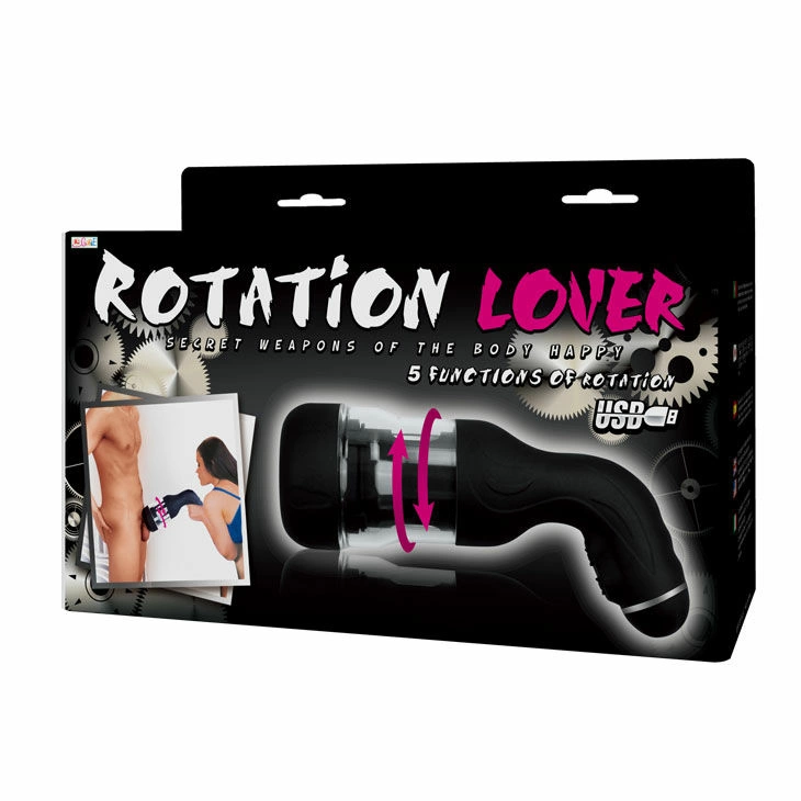 „Baile Rotation Lover“ automatinė intymi sistema 5 greičių 5 V juoda