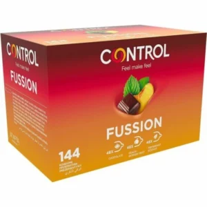 Control Adapta Fussion Condoms 144 pcs - Multi-Scented, Ergonomic Fit