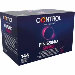 CONTROL Adapta Senso 144 pcs - Ultra-Thin Anatomical Latex Protection