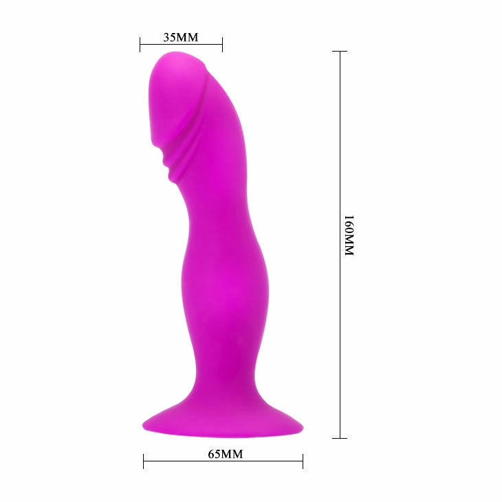 Pretty Love Booty Passion silikoninis kištukas su siurbimo pagrindu, 16,5 cm