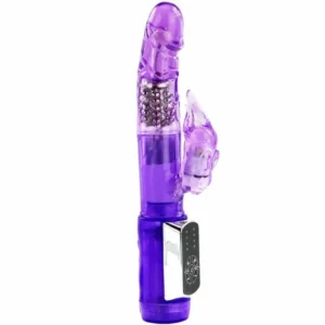 Baile US Rabbit Passion Baron Multi-Function Intimate Machine 23cm Purple