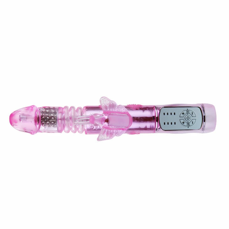Baile US Rabbit Throbbing Butterfly - Dual Action Intimate Device, Purple