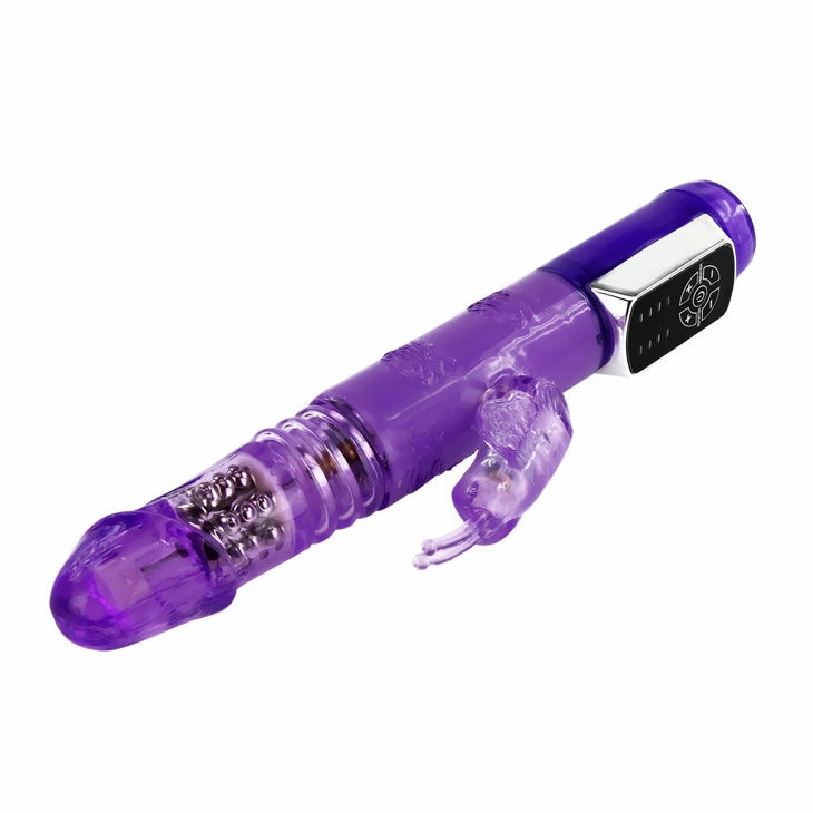 Baile Butterfly Prince Rotating Silicone Massager 23cm Pink