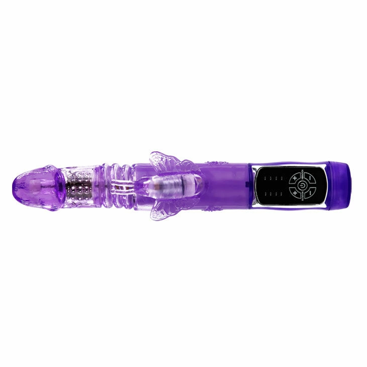 Baile Butterfly Prince Rotating Silicone Massager 23cm Pink